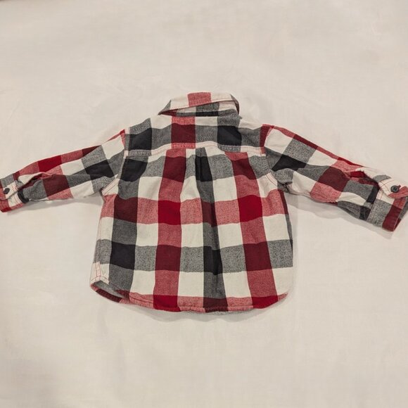 BabyGap Lined Plaid Flannel Shirt (Button-Down) - Picture 12 of 16